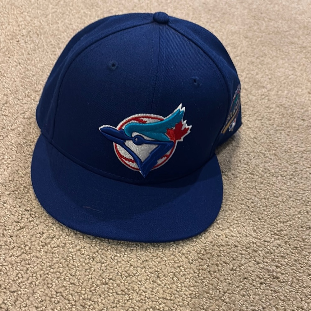 New Era Blue and White Cap